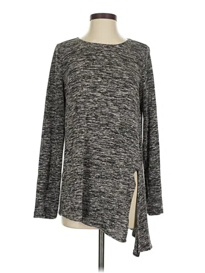 Pre-owned Max Studio Pullover Sweater In Gray