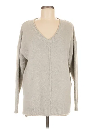 Pre-owned Max Studio Pullover Sweater In Gray