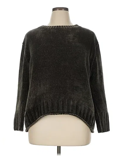 Pre-owned Max Studio Pullover Sweater In Gray