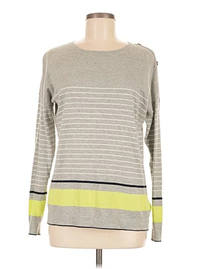 Pre-owned Max Studio Pullover Sweater In Gray