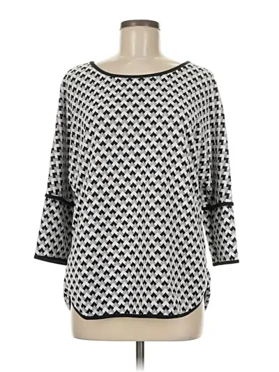 Pre-owned Max Studio Pullover Sweater In Gray