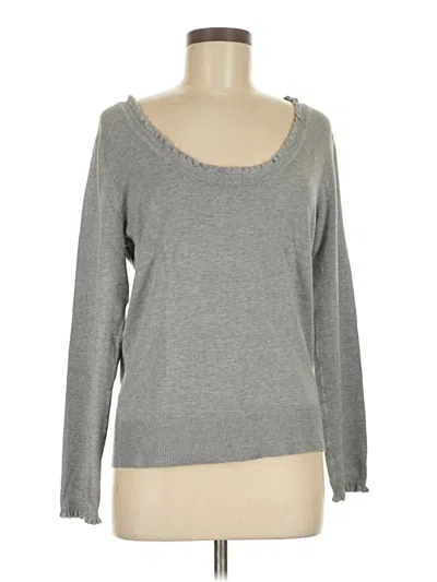 Pre-owned Max Studio Pullover Sweater In Gray
