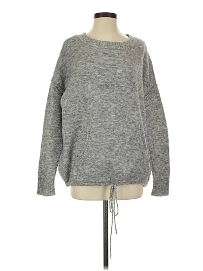 Pre-owned Max Studio Pullover Sweater In Gray