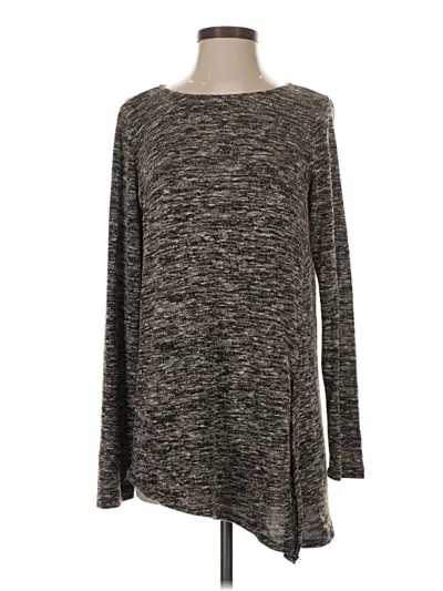 Pre-owned Max Studio Pullover Sweater In Gray