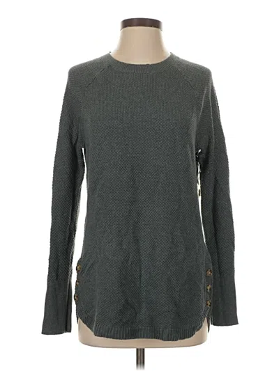 Pre-owned Max Studio Pullover Sweater In Gray
