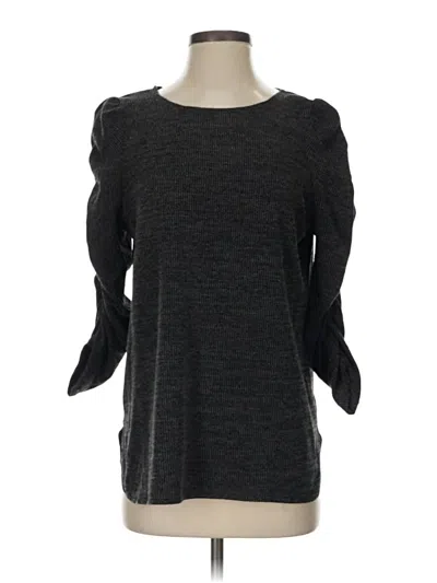 Pre-owned Max Studio Pullover Sweater In Gray