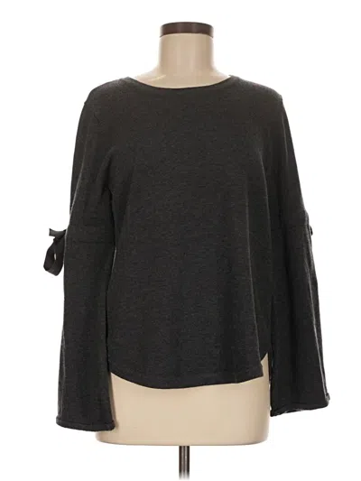 Pre-owned Max Studio Pullover Sweater In Gray