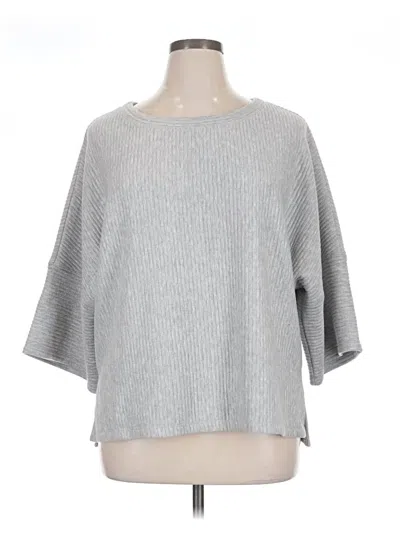 Pre-owned Max Studio Pullover Sweater In Gray