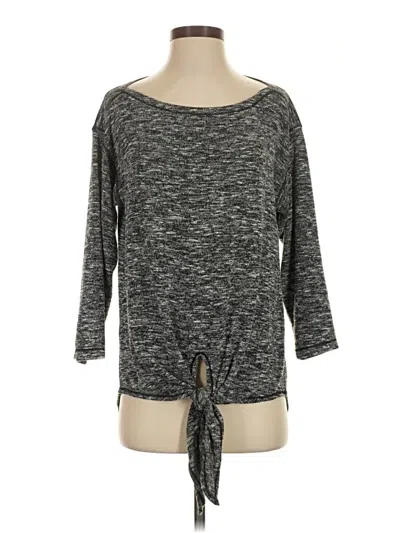 Pre-owned Max Studio Pullover Sweater In Gray
