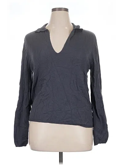 Pre-owned Max Studio Pullover Sweater In Gray