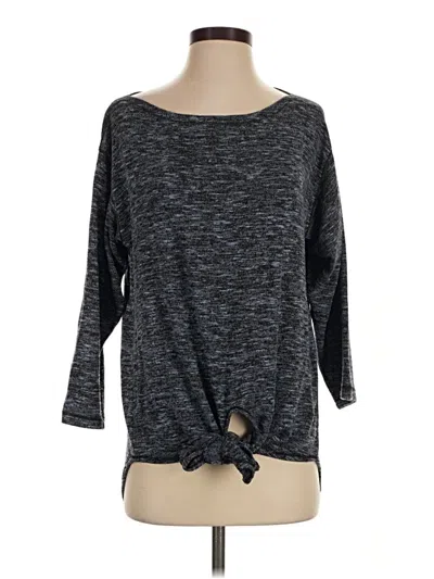 Pre-owned Max Studio Pullover Sweater In Gray