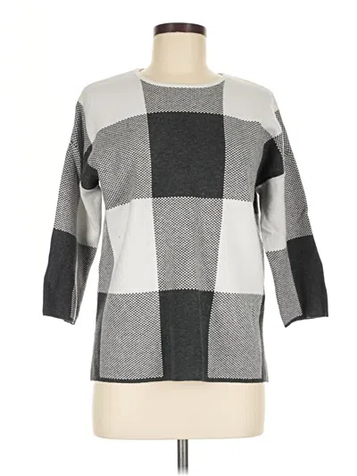 Pre-owned Max Studio Pullover Sweater In Gray