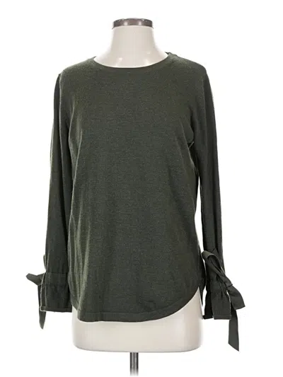 Pre-owned Max Studio Pullover Sweater In Green