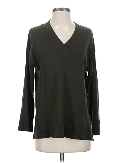 Pre-owned Max Studio Pullover Sweater In Green