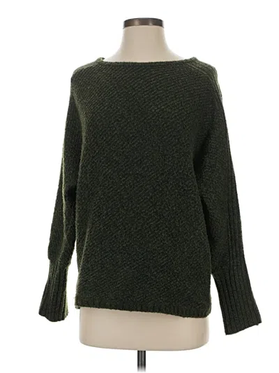 Pre-owned Max Studio Pullover Sweater In Green