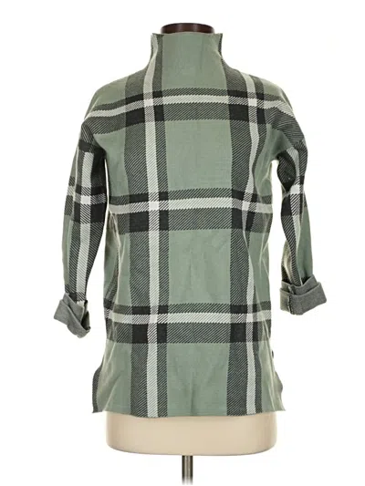 Pre-owned Max Studio Pullover Sweater In Green