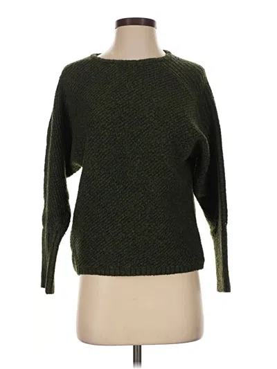 Pre-owned Max Studio Pullover Sweater In Green