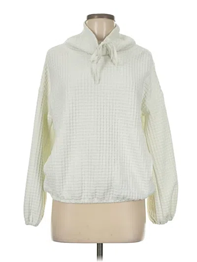 Pre-owned Max Studio Pullover Sweater In Ivory