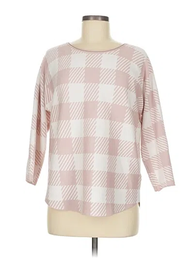 Pre-owned Max Studio Pullover Sweater In Pink