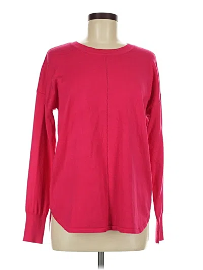 Pre-owned Max Studio Pullover Sweater In Pink