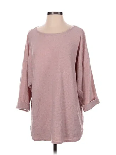 Pre-owned Max Studio Pullover Sweater In Pink