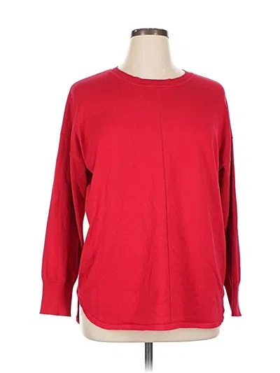 Pre-owned Max Studio Pullover Sweater In Red