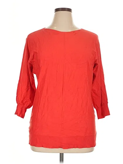 Pre-owned Max Studio Pullover Sweater In Red