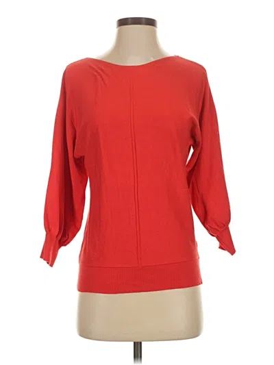 Pre-owned Max Studio Pullover Sweater In Red