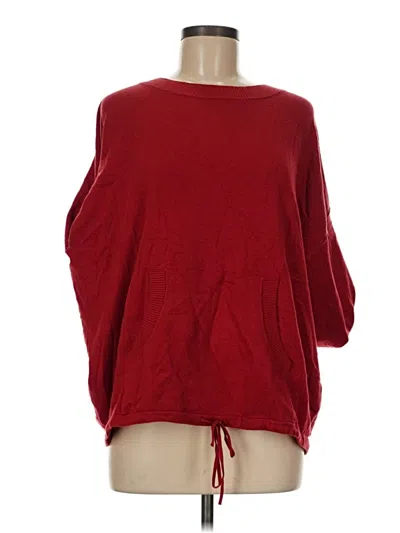 Pre-owned Max Studio Pullover Sweater In Red