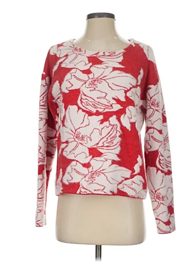 Pre-owned Max Studio Pullover Sweater In Red