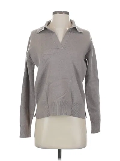 Pre-owned Max Studio Pullover Sweater In Tan