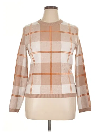 Pre-owned Max Studio Pullover Sweater In Tan