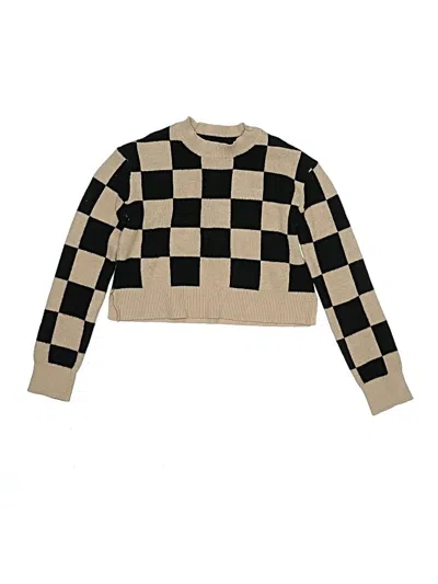 Pre-owned Max Studio Kids' Pullover Sweater In Tan