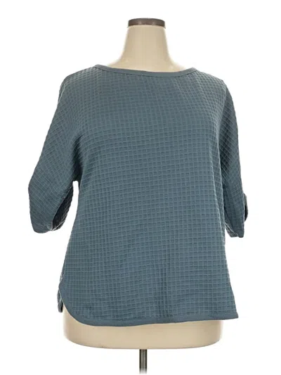Max Studio Pullover Sweater In Blue