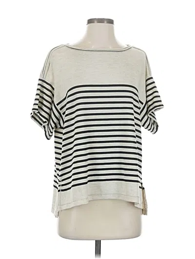 Pre-owned Max Studio Pullover Sweater In White