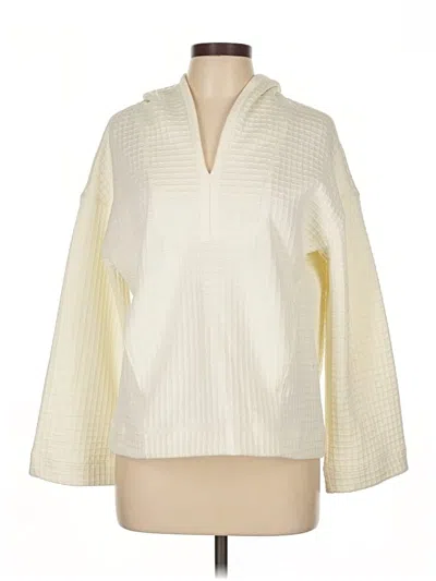 Pre-owned Max Studio Pullover Sweater In White