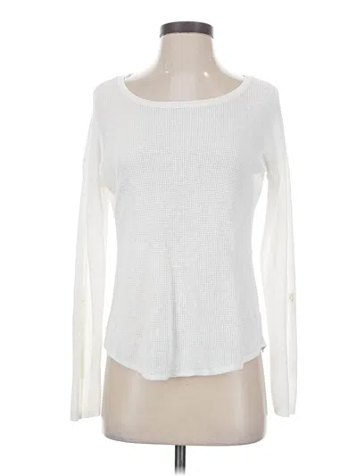 Pre-owned Max Studio Pullover Sweater In White