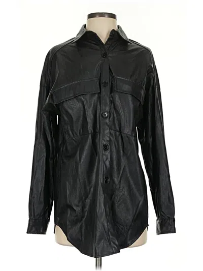 Pre-owned Max Studio Raincoat In Black