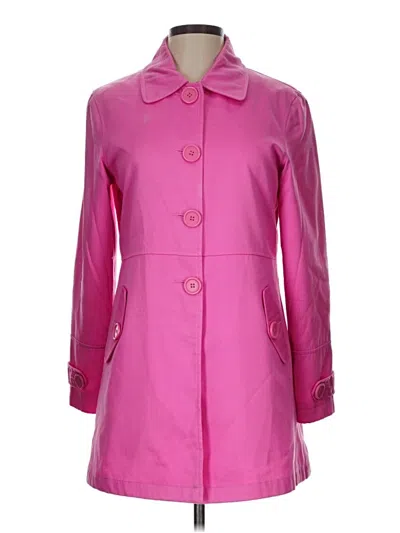Pre-owned Max Studio Raincoat In Pink