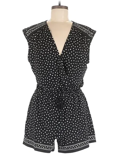 Pre-owned Max Studio Romper In Black