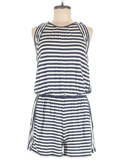 Pre-owned Max Studio Romper In Blue