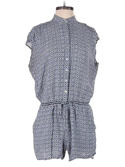 Pre-owned Max Studio Romper In Blue