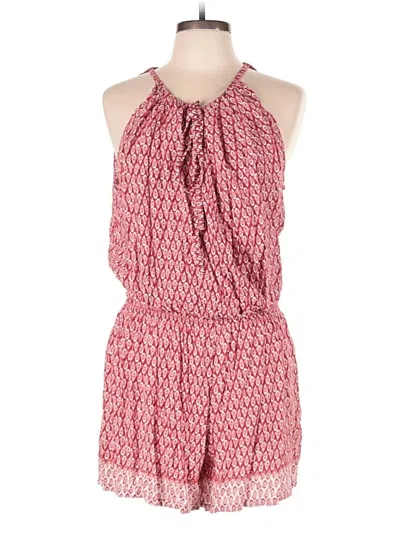 Pre-owned Max Studio Romper In Red