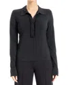 Max Studio Ruffle Front Top