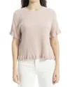 Max Studio Ruffle Hem Sweater