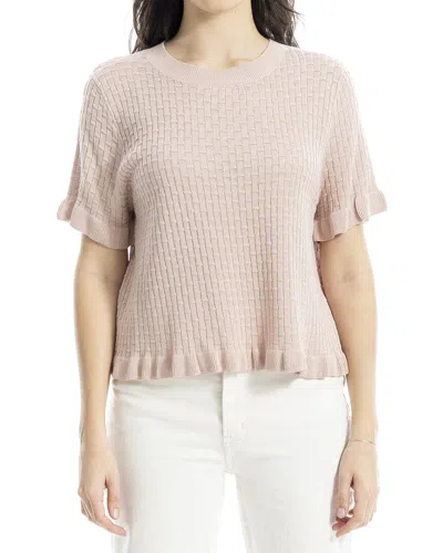 Max Studio Ruffle Hem Sweater