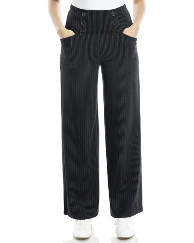 Max Studio Sailor Wide Leg Pant In Blue