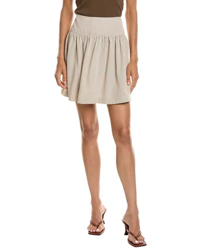 Max Studio Shirred Short Skirt In Multi