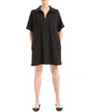 Max Studio Collared Contrast Stitch Shift Dress