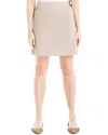 Max Studio Womens Solid Polyester Wrap Skirt In Neutral